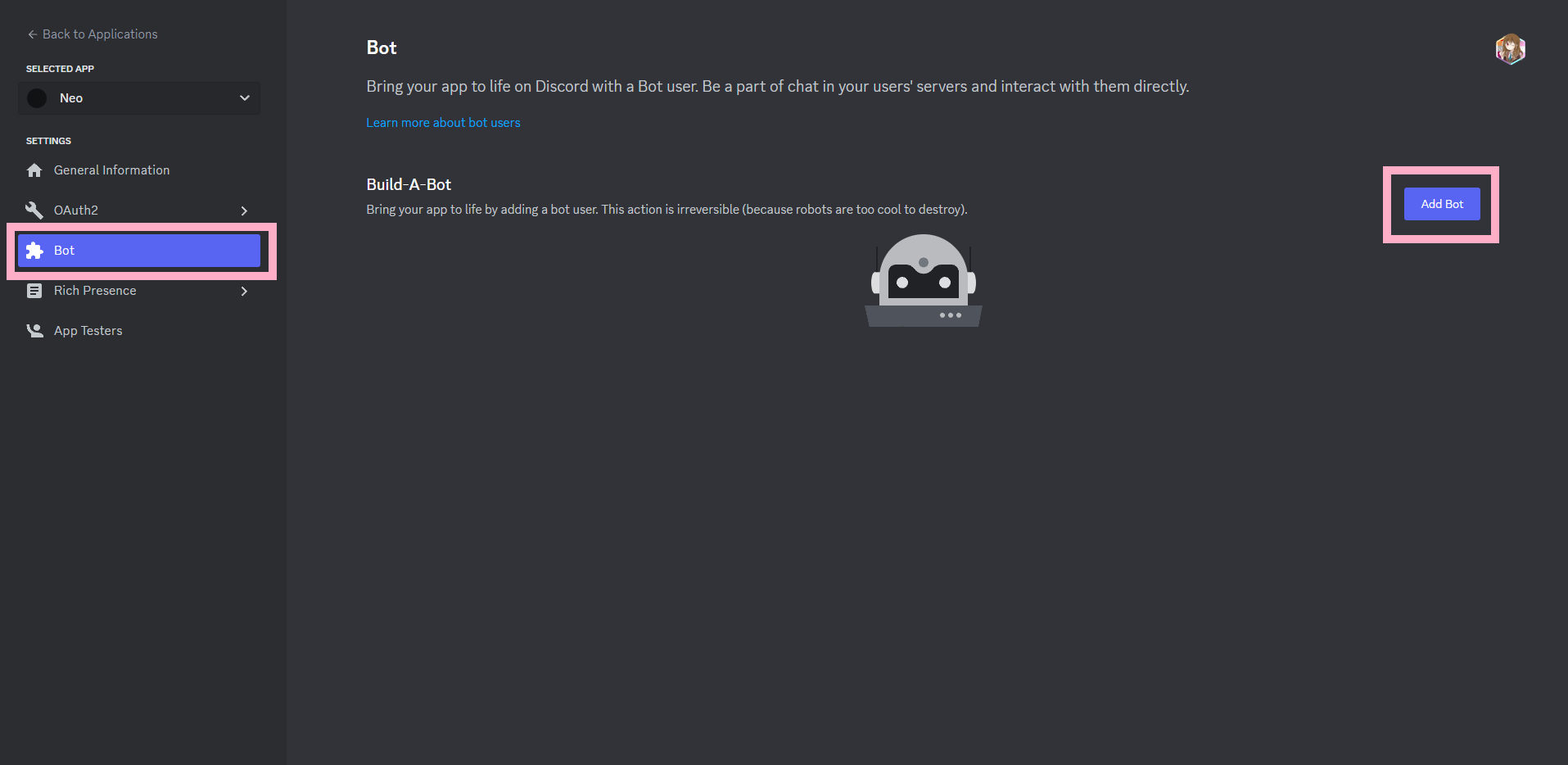 Add a bot